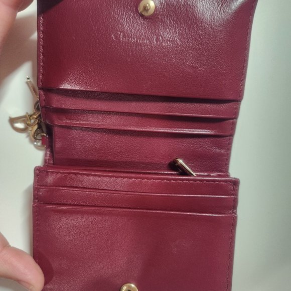 MINI LADY DIOR WALLET - Picture 3 of 6